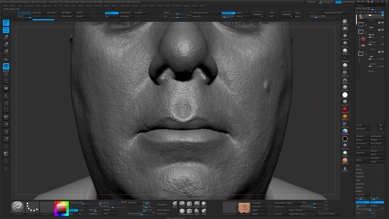 Zbrush skin alpha